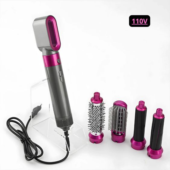 جهاز تصفيف الشعر 5 في 1 ENZO ITALY بقوة 1000 w